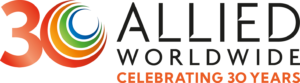 Allied Worldwide 30th anniversary logo